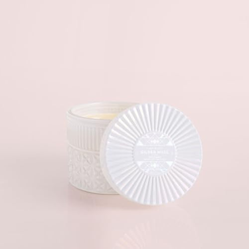 Capri Blue Gilded Muse Faceted Decorative Candle - Scented Candles with Sugared Citrus & Tropical Fruits - Long Lasting So...