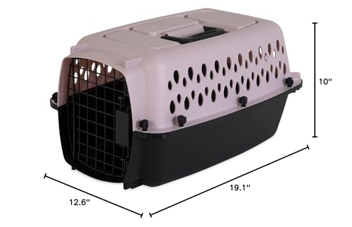 Petmate Fashion Vari Kennel, 19", for Dogs Up to 10 Lbs, 19.1"L x 12.6"W x 10.0"H, Made in USA