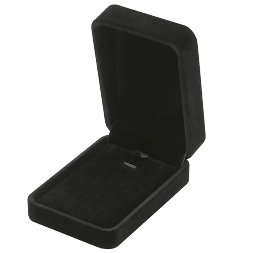 LETURE 6 Pieces Velvet Jewelry Gift Boxes for Necklace Pendant Bracelet Ring Earring, Jewelry Storage Display Case for Chr...