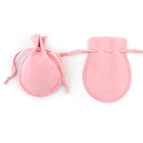 GBSTORE 10 Pcs Velvet Drawstring Bags Jewelry Gift Calabash Pouches for Storage Necklace Bracelet Earrings Headphones Watc...