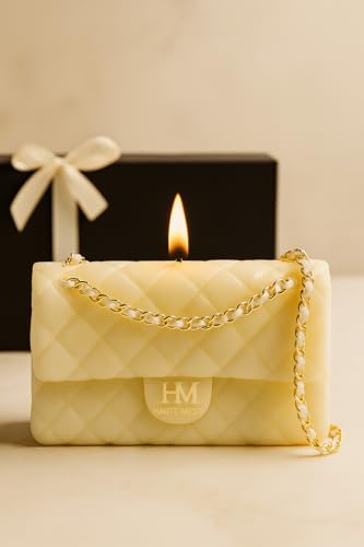 Handbag Candle in GiftBox - Haute Mess - Designer Gifts for Women - High End Luxury Candles for Women - Gift for Girlfrien...