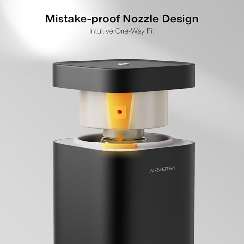 Airversa Waterless Diffuser, Smart Tower Diffuser with App Control, Cold Air Scent Diffuser Oil Machine for Homes Offices ...