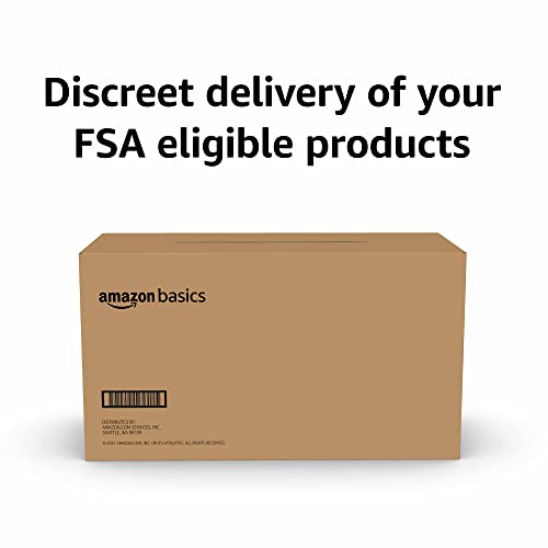 Amazon Basics Daily Pantiliner, Long Length, Feminine Pads for Women, Unscented, Comfortable Thin, 120 Count (3 Packs of 4...