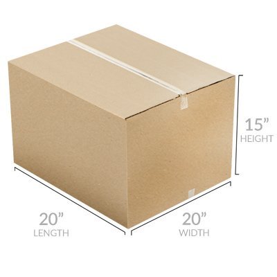 UBOXES Moving Boxes Large Size 20x20x15'' Boxes (Value 6 Pack) Packing/Shipping/Storage Boxes