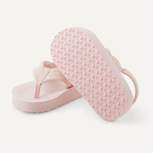 Amazon Essentials Unisex Toddlers' Flip Flop Sandals with Backstrap for Boys and Girls