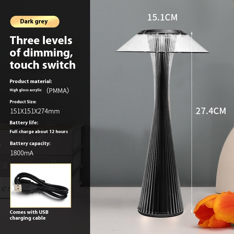 Dining Room Quiet Bar Decorative Table Lamp Bedroom Bedside Charging Small Night Lamp