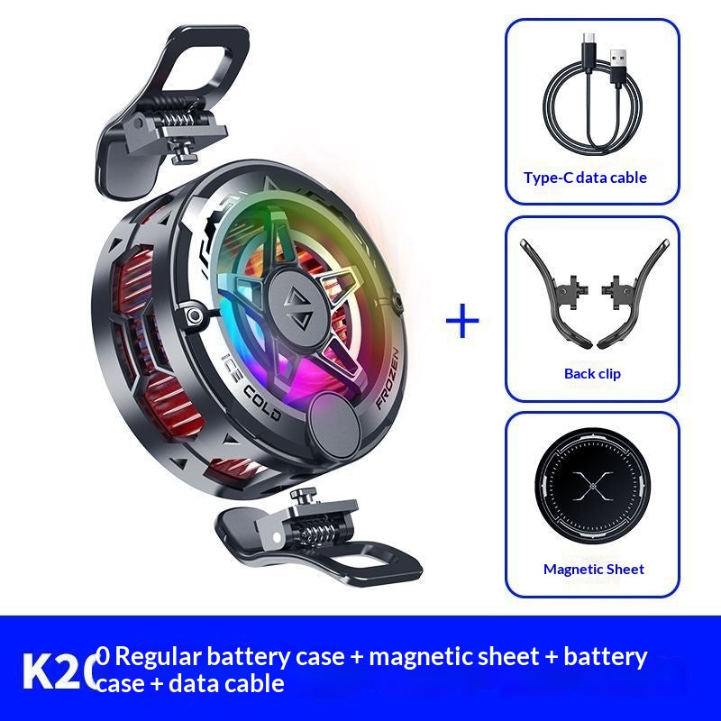 Real Ice-Bound Phone Cooler Gadget Magnetic Cooling