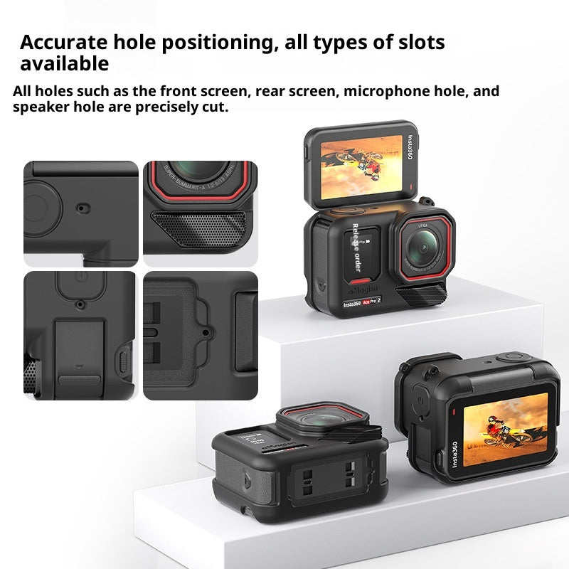 Acepro2 Silicone Case Suitable For Insta360pro2 Sports Camera Accessories Protective Cover