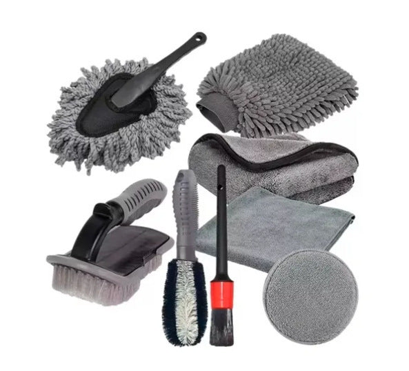 8 Piece Car Wash Cleaning Tool Brush Beauty Kit