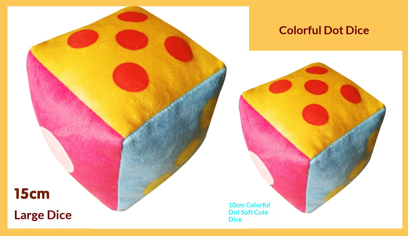 Children's Enlightenment Cognitive Leather Feeding Cotton 10cm Dice