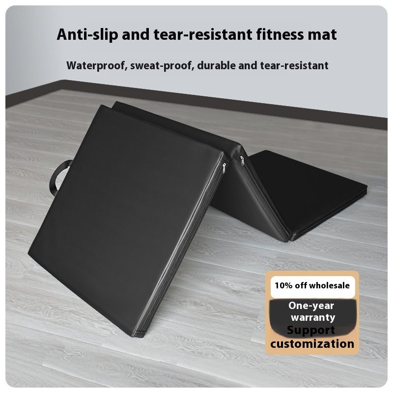 Three Fold Gymnastic Mat Men And Women Training Sit-up Mat Home Non-slip Thick Yoga Exercise Mat