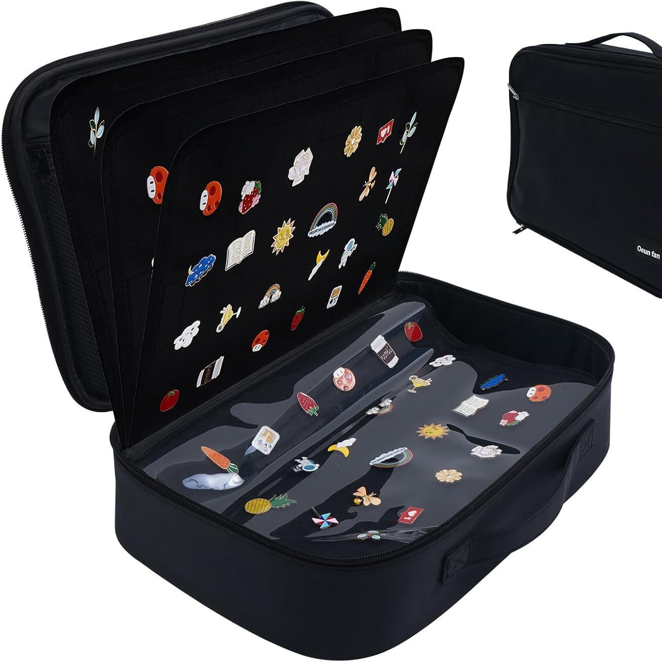 New 12 Leaf Book Clip Display Medal Badge Bag