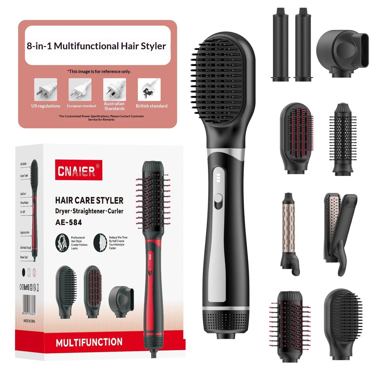 Dual-function Hair Straightener For Both Curling And Straightening