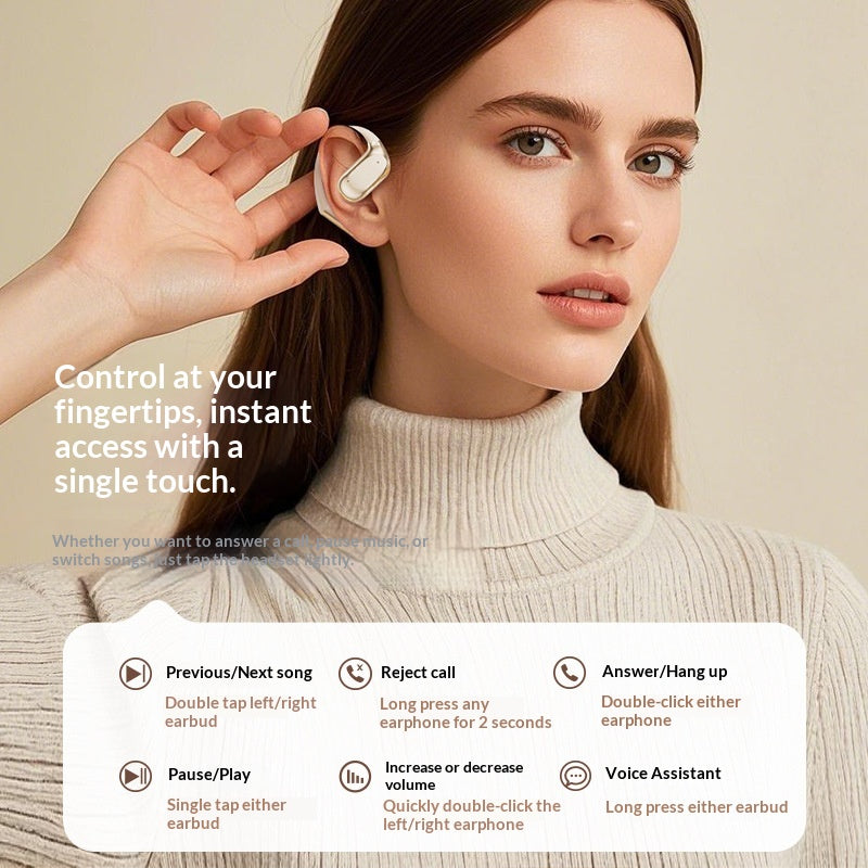 Long-Lasting AI-Powered Smart Translation Bluetooth Earbuds