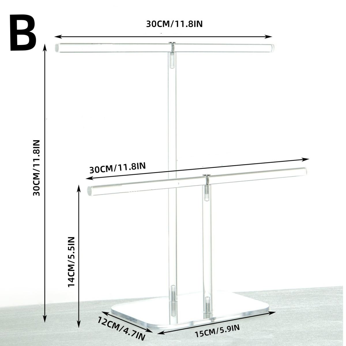 Acrylic Stand Cross-border Jewelry Display Rack For Necklaces And Hair Clips