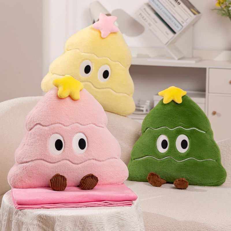 Christmas Tree Pillow Sleeping Doll Plush Toys
