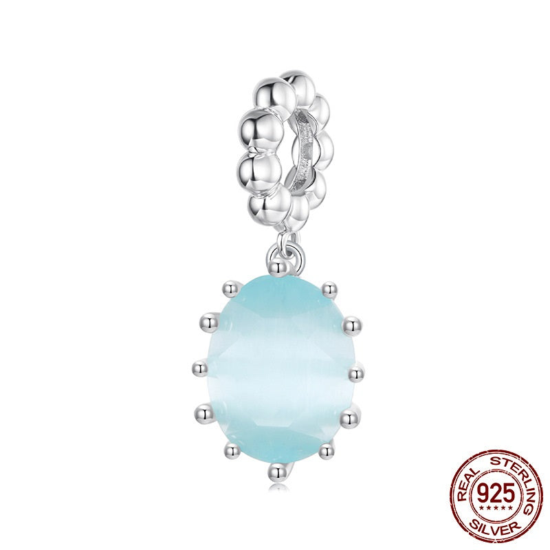 Original Light Blue Rock Candy Diy Pendant Ornaments Accessories