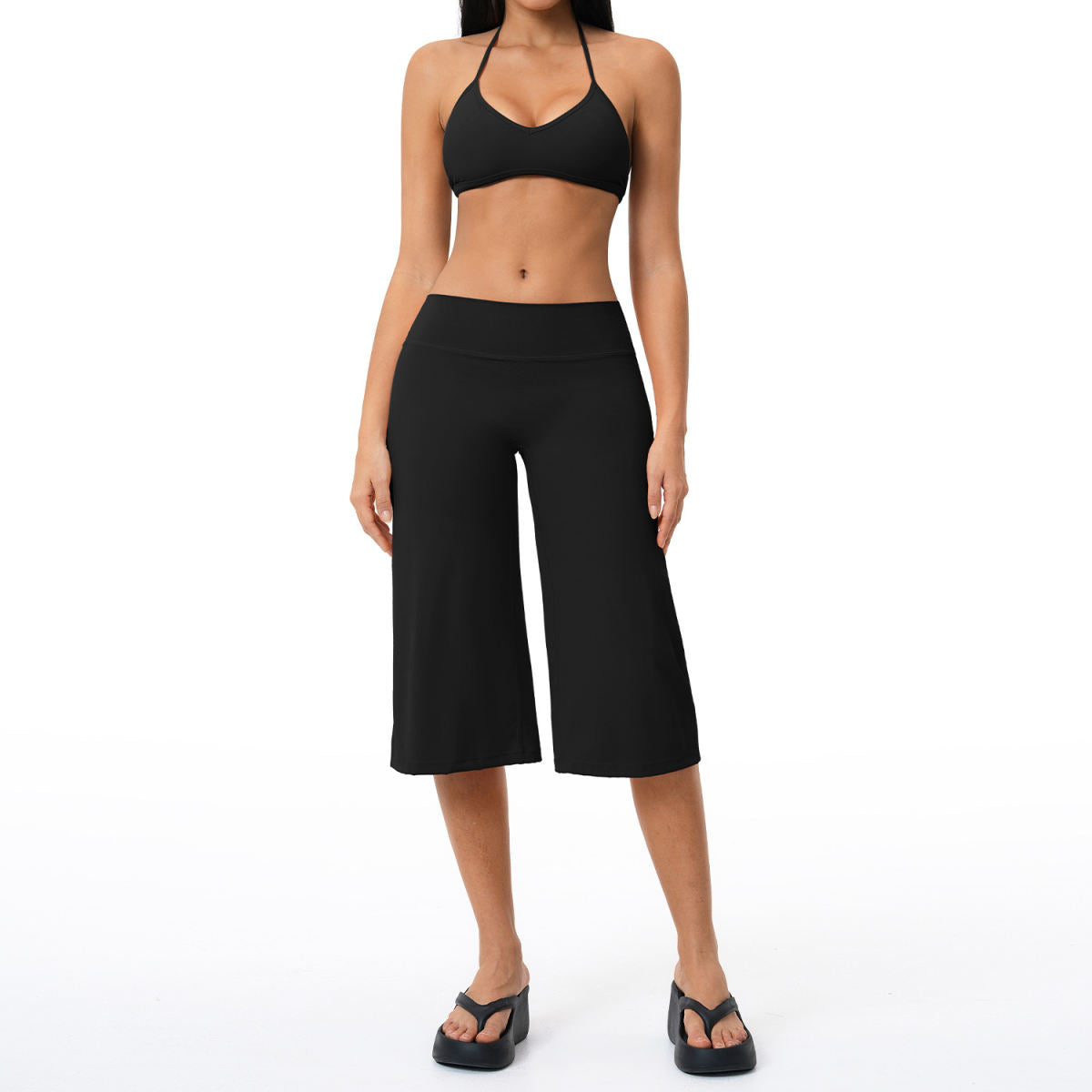 Brushed Yoga Womens High-End Sports Set