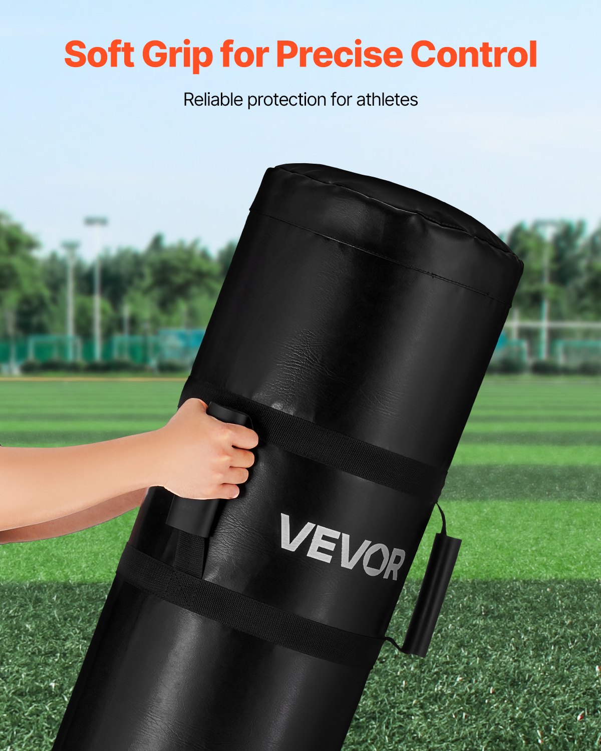Football Tackling Dummy, 47.2 In High-Density Sponge Blocking Pad Equipment For Practice, Heavy Duty Tackle Dummies With Handles, Great For Contact Drills, Martial Arts, Sports Training, 1PCS