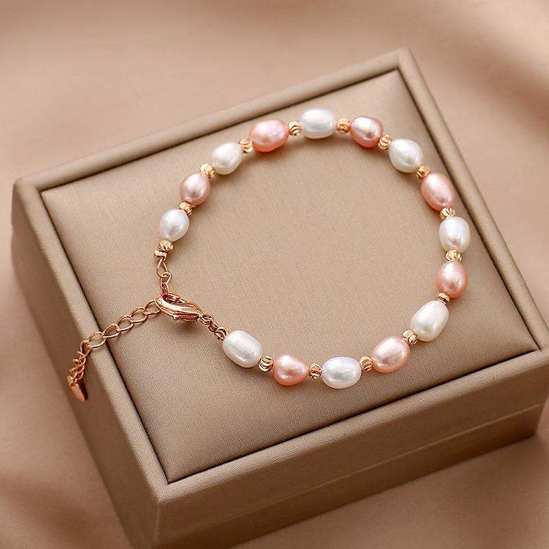 Natural Freshwater Real Pearl Bracelet Female Accessories