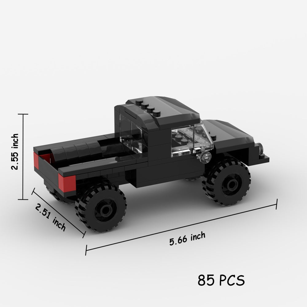 85PCS Off-Road Pickup Truck Building Blocks, Mini Off-Roader Vehicle Toy Gift For Boys Girls And Adults