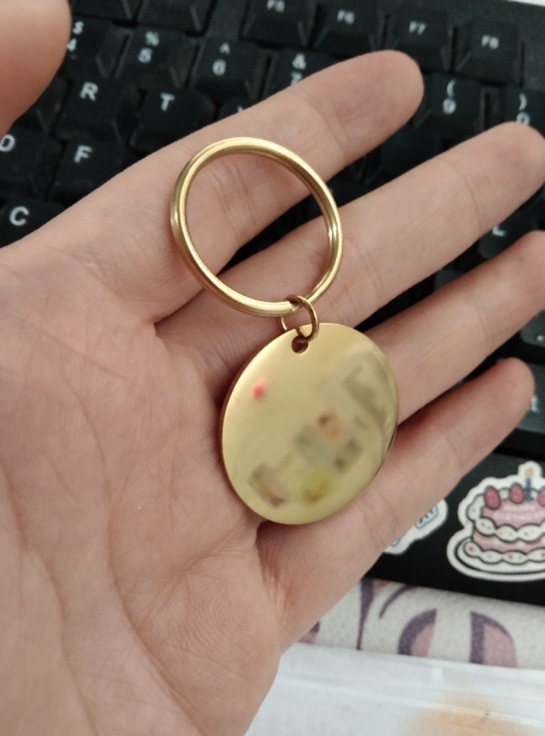 Stainless Steel Diy Accessories Smooth Round Piece Pendant
