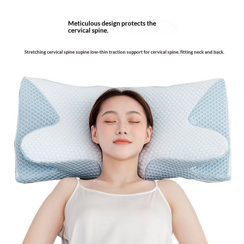 Ice-silk Cooling Butterfly-shaped Memory Pillow
