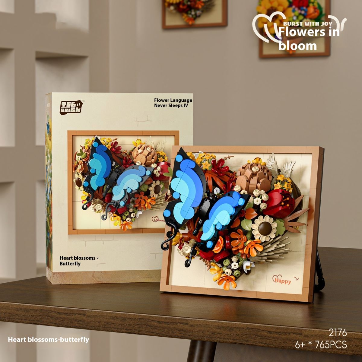 Creative Building Blocks Pansy Assembled Toys