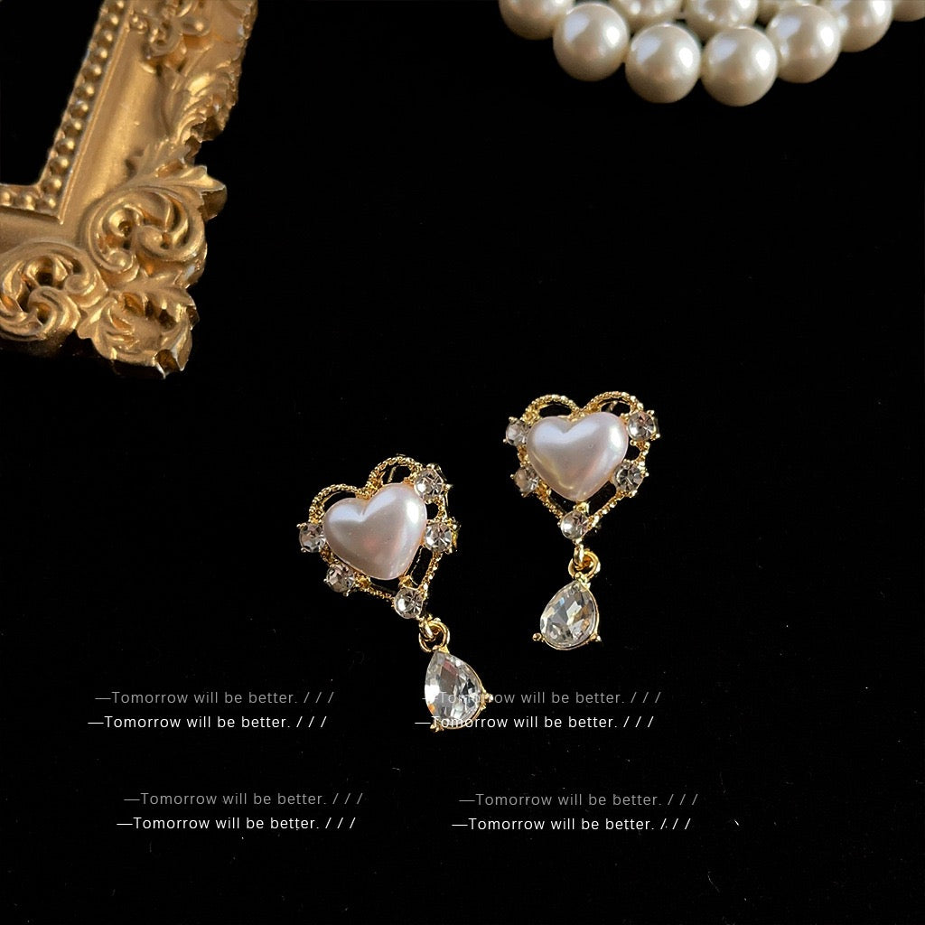 Vintage Niche Design Earrings For Women Retro Elegant Stud Earrings Premium Fashion Jewelry