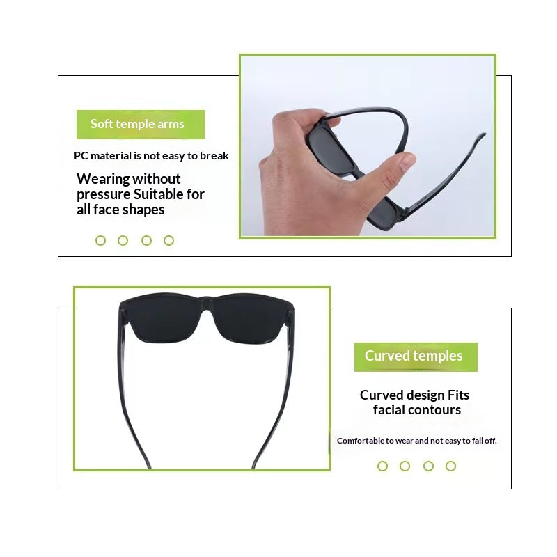 UV-protective Hair Removal Device Sunglasses