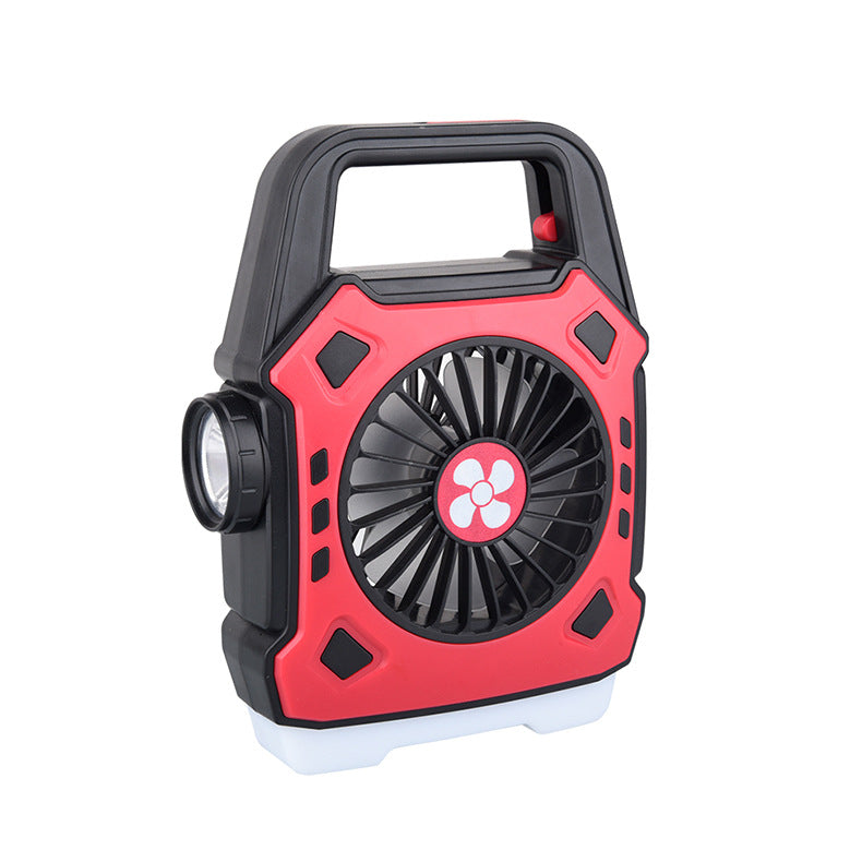 Multi-function Fan Light Hand Lamp Portable With Fast Charging