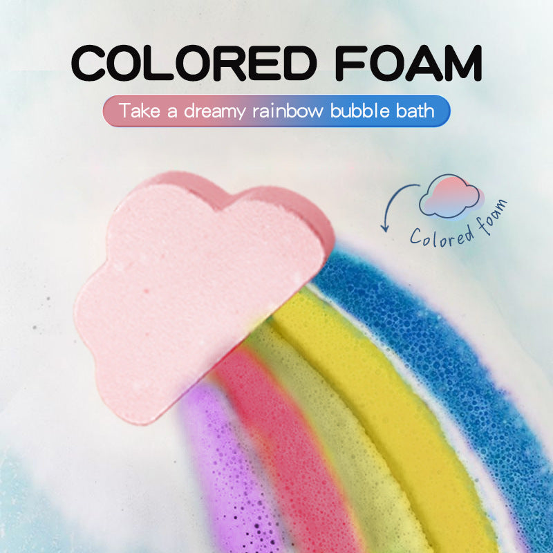 Rainbow Cloud Bath Salt Balls Deep Cleansing