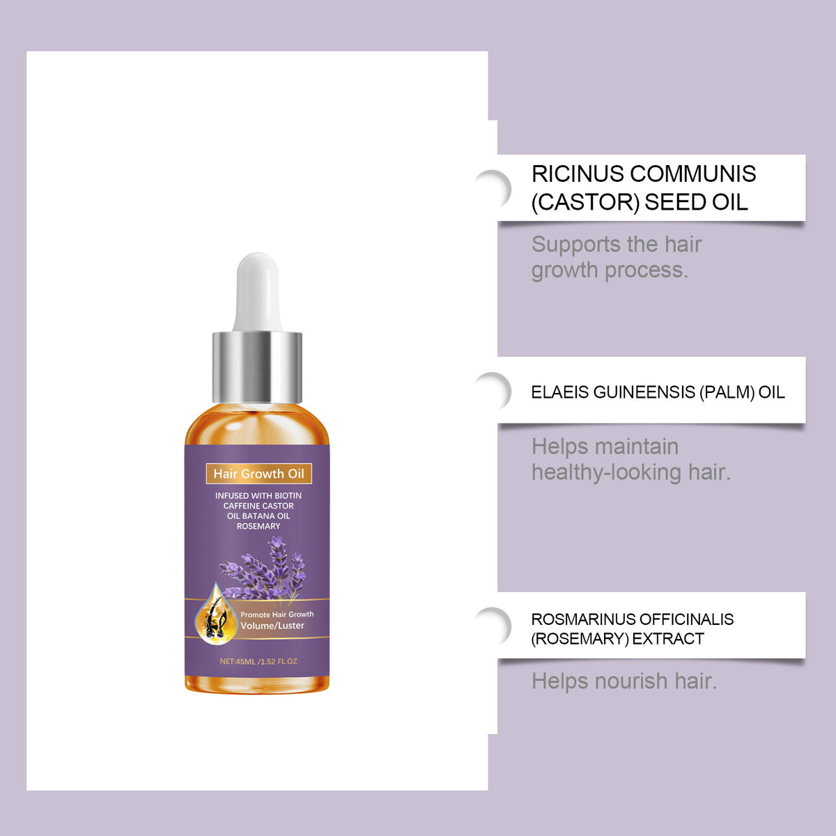 Hair-strengthening And Thickening Oil