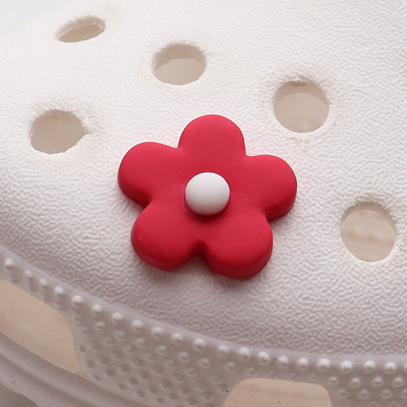 Five Petal Flower Dotted Line Optional Hole Shoes Accessories