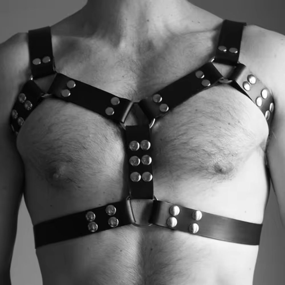 Leather Rivets Sex Toys Personalized Men's All-match