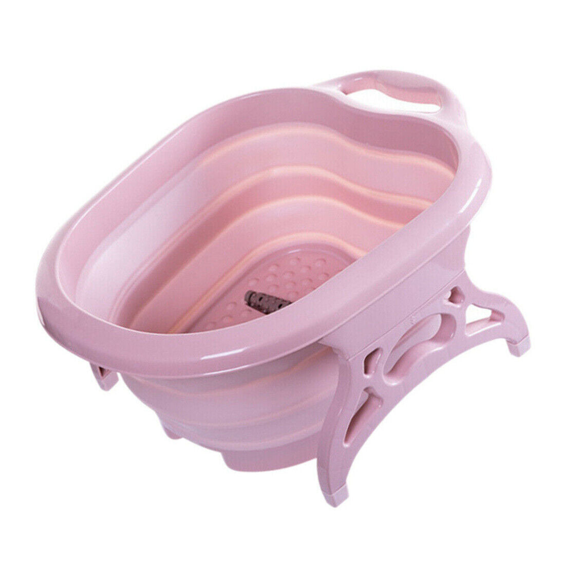Foot Spa Pedicure Wet Bath Bubble Massage Bucket Feet Therapy Soothing Folding UK NEW