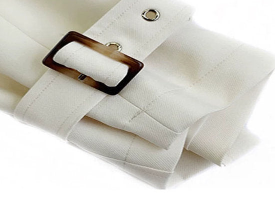 Relaxed-fit Designer-style Mid-length Coat For Petite Figures In A British-Korean Aesthetic