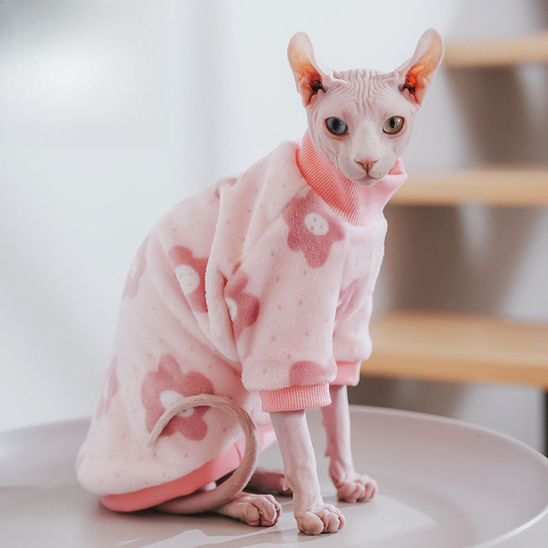 Fleece-lined Thickened Warm Flannel Pet Clothing