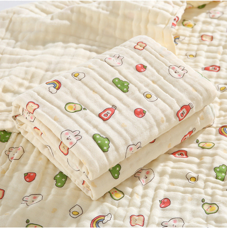 Six-layer Gauze Baby Blanket Infant Bath Towel Newborn