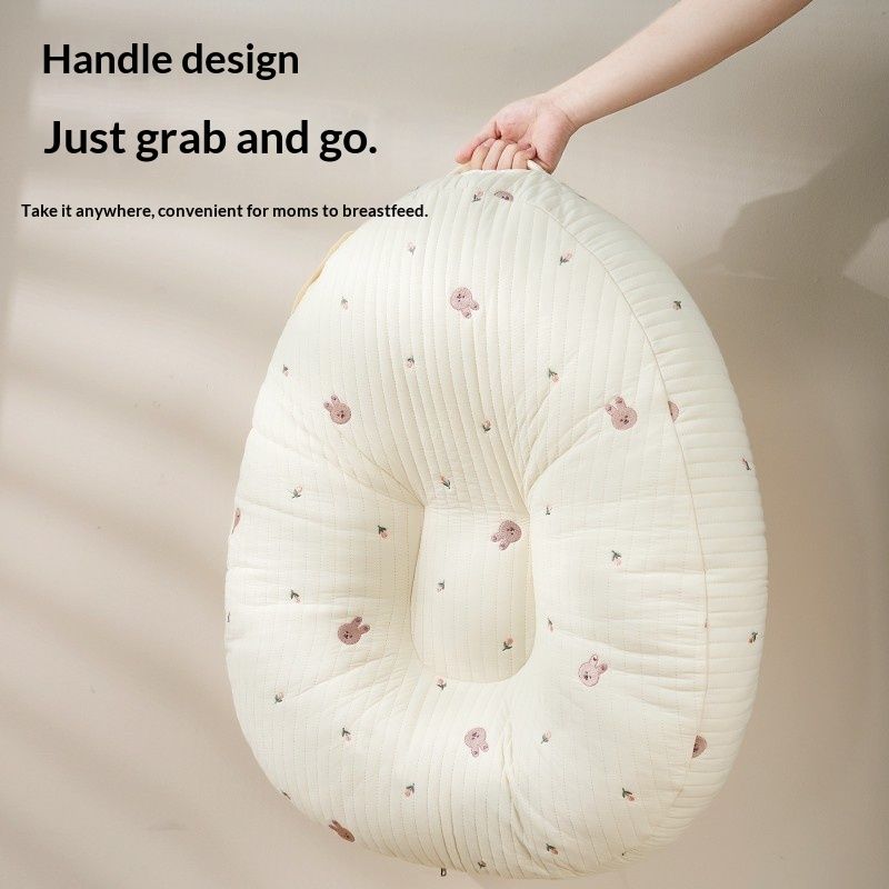 Sloped Breastfeeding Pillow Pure Cotton Removable And Washable Japanese And Korean Style