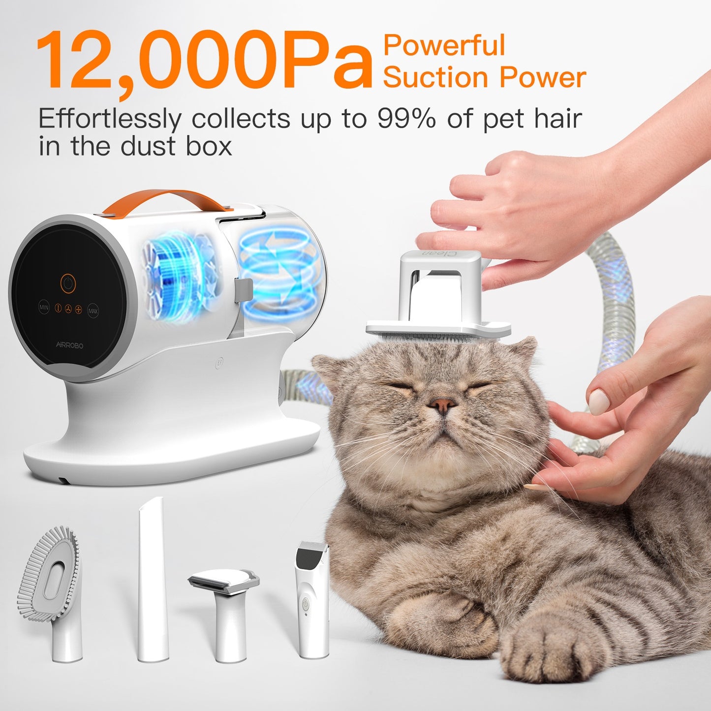 Pet Grooming Hair Remover Multi-functional Vacuum Cleaner Electric Hair Suction Device