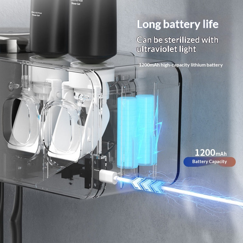 Smart Toothbrush Head Touch-Control Sterilization And Drying Toothbrush Holder