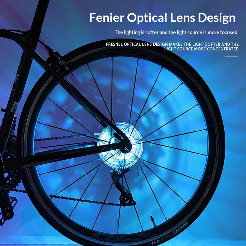 Wind And Fire Wheel Smart Photosensitive Bicycle Light