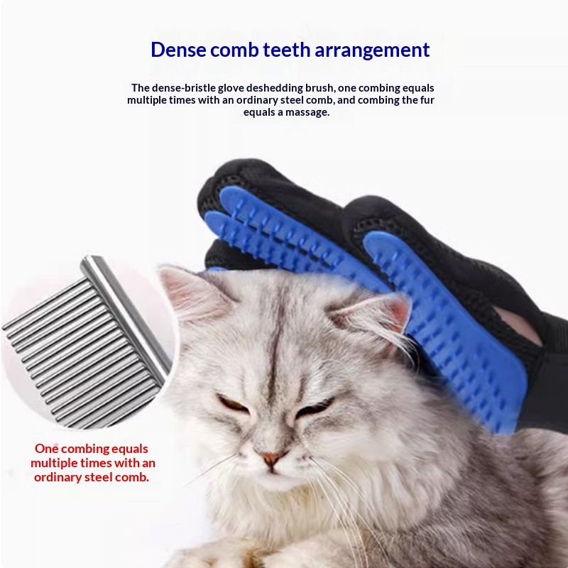 Pet Cat Grooming And Shedding-removal Gloves
