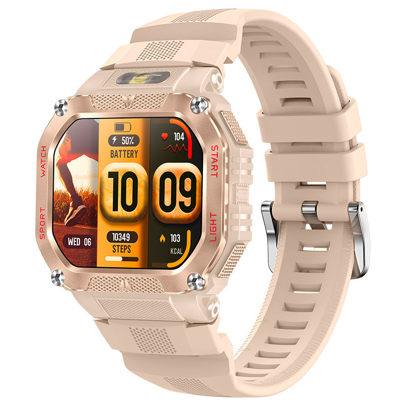 Smart Watch Bluetooth Calling Heart Rate Controlled By Music Sleep Monitoring Life Waterproof