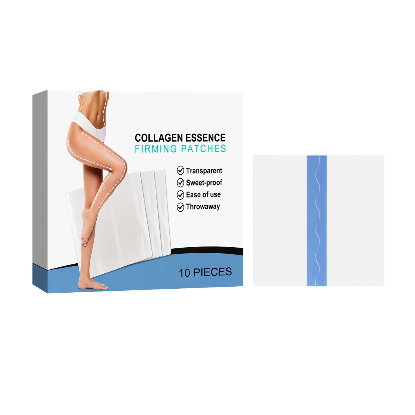 Invisible, Lightweight Leg Care Patches That Adhere Seamlessly To The Skin