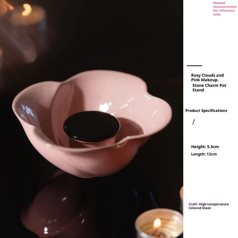 Flowing Clouds And Rosy Hues Makeup Teapot Gaiwan Household Tea Set