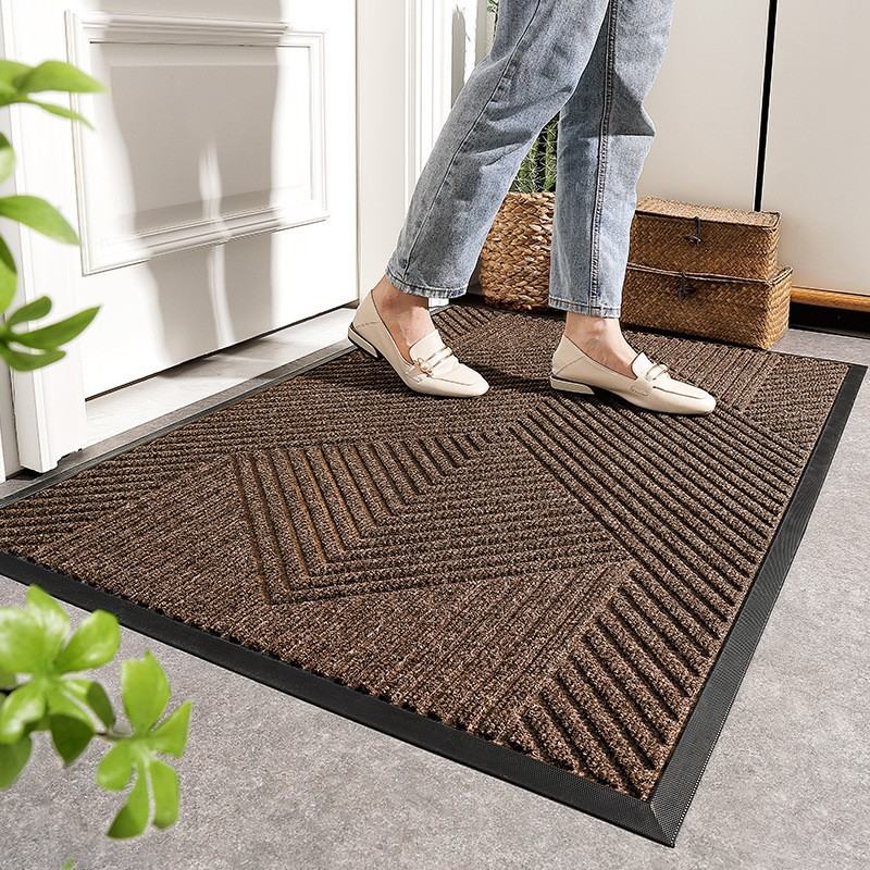 Outdoor Doormat Rubber Entryway Rug Floor Mat