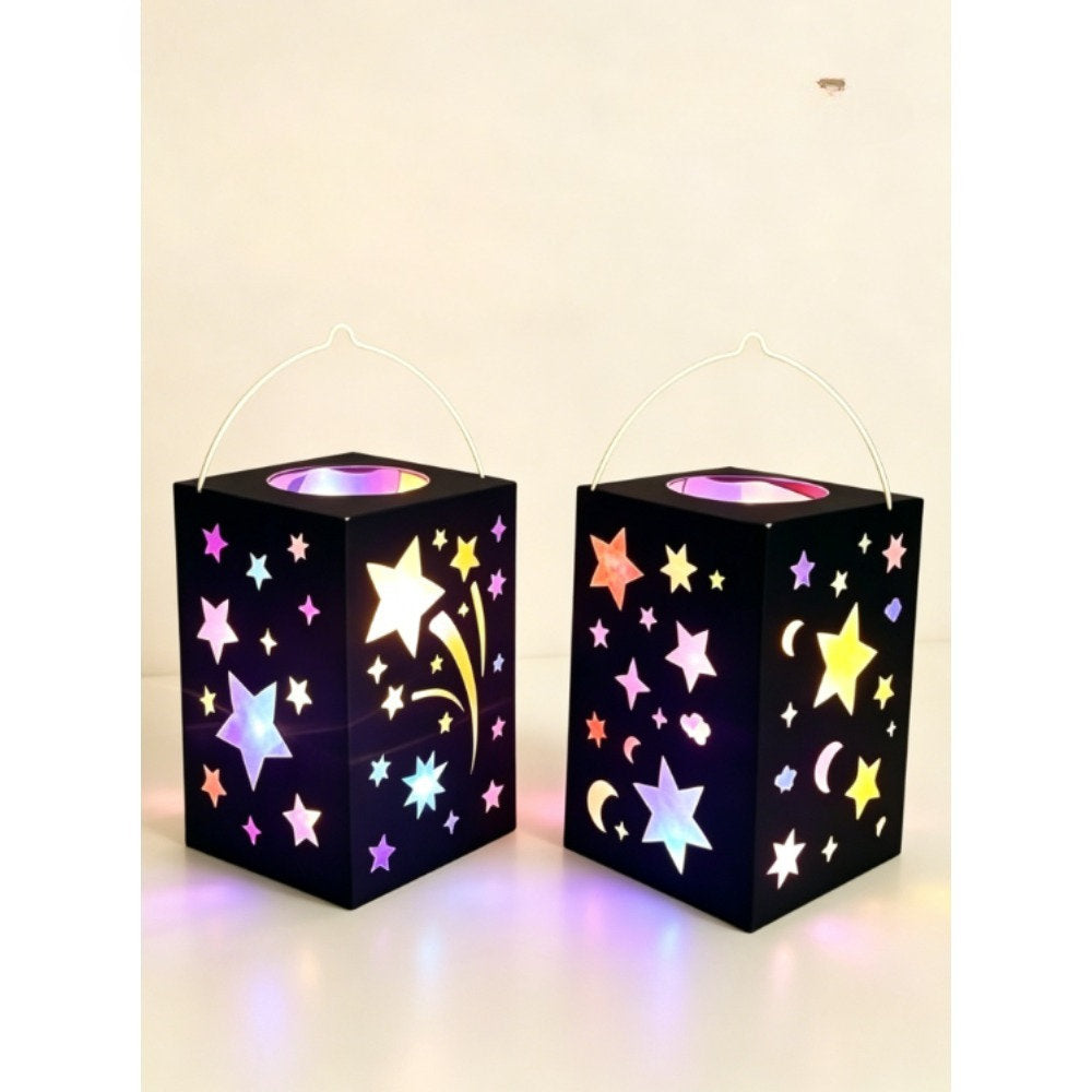 70-Piece Decorating Set With Lanterns, Paper, Glue, And Accessories For Creative Projects—Party Decorations