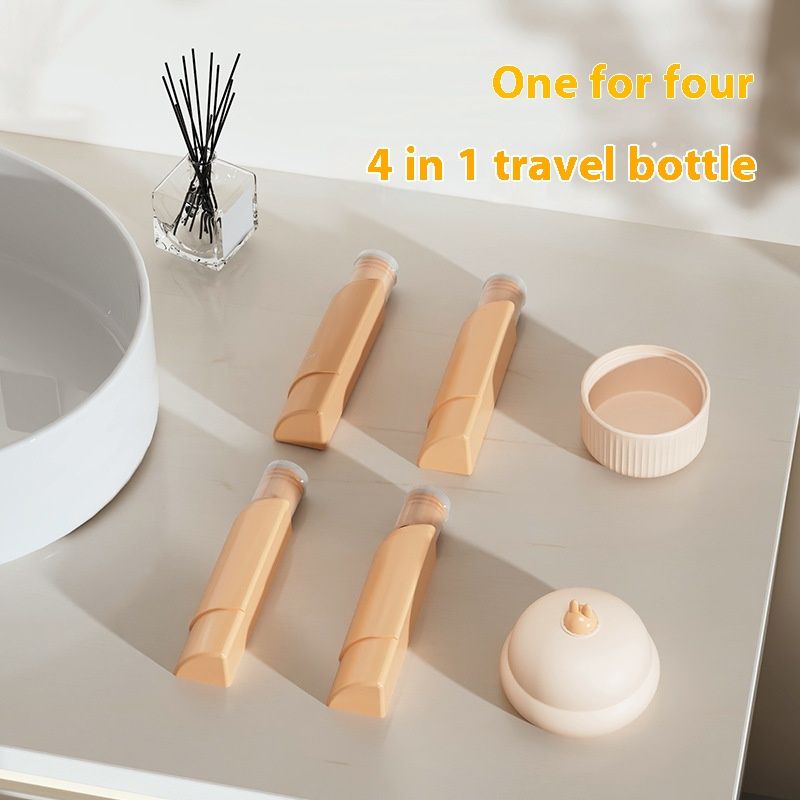 Portable washing and care packaging extrusion type packaging bottle